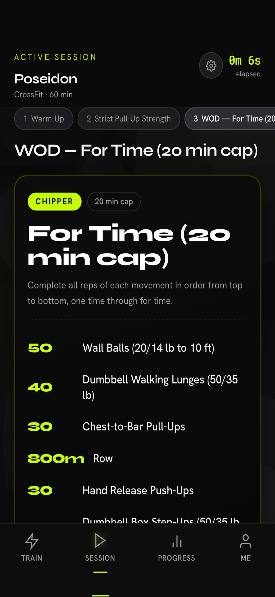 Form CrossFit WOD