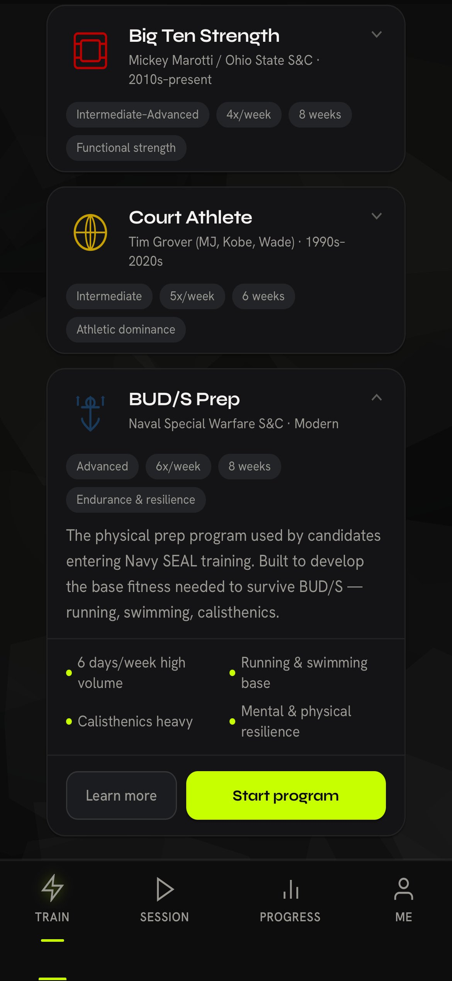 Form programs