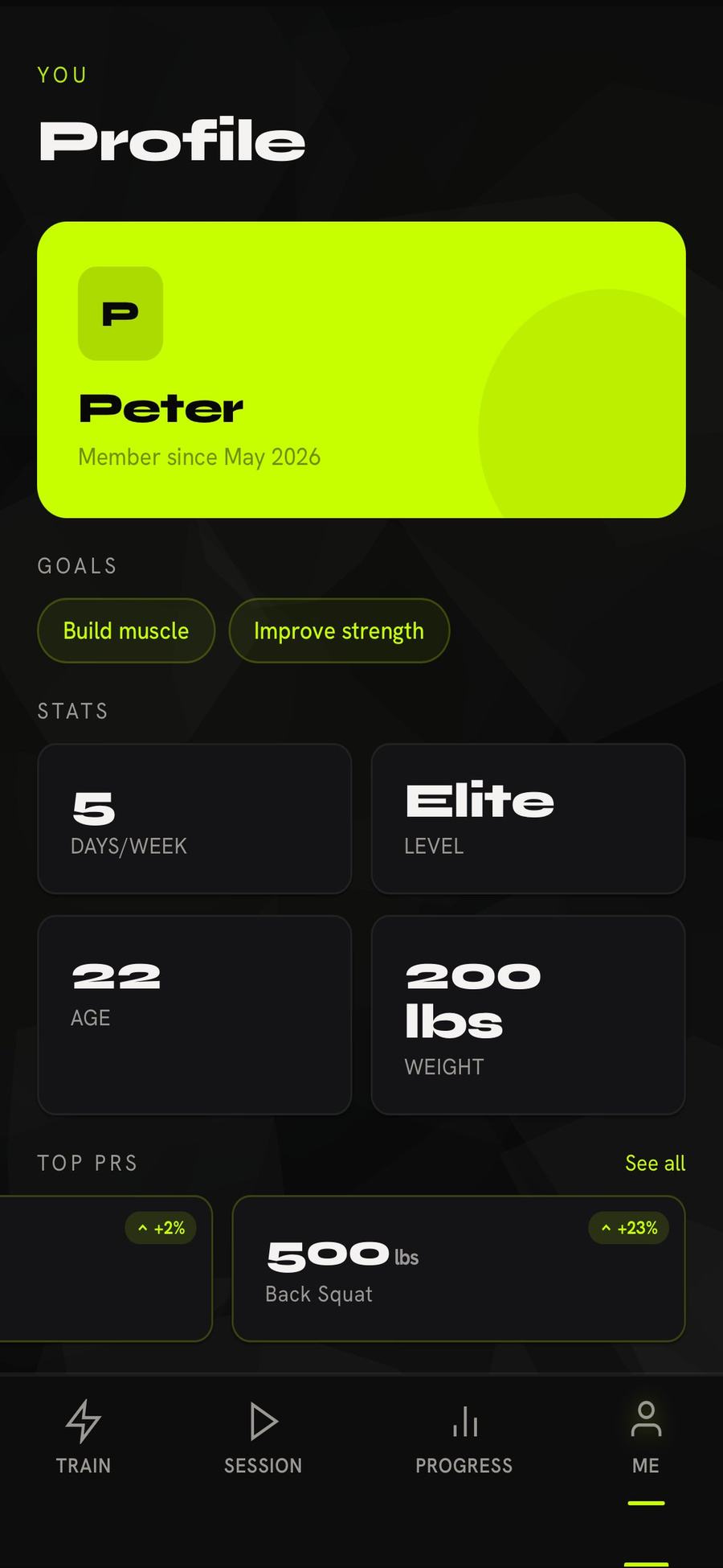 Form profile
